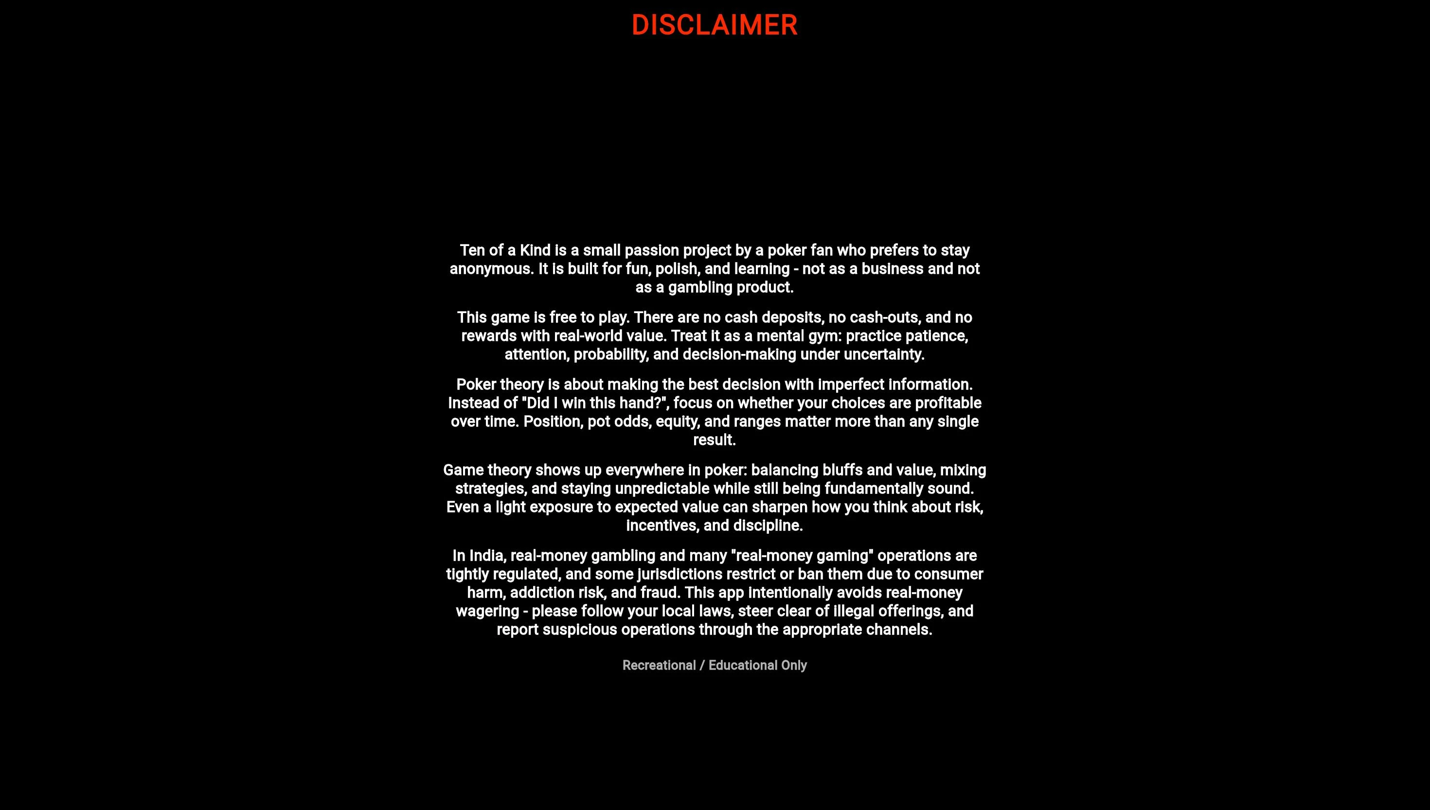 X Poker: Texas Hold'em Offline screenshot